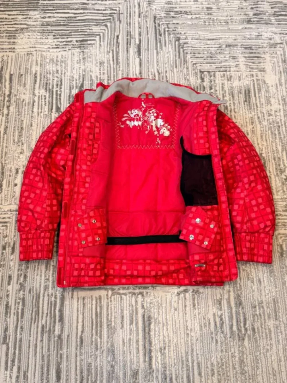 Spyder girls size 18 red Winter ski snowboard puffer coat Retails $170